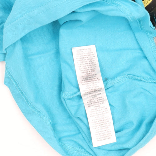 Peter Storm Womens Blue Funny Graphic T-Shirt Size 12 Cotton Crew Neck