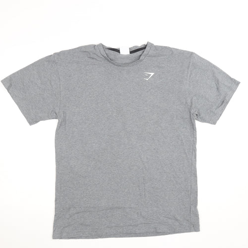 Gymshark Men’s Grey XS Athletic Fit Short Sleeve T-Shirt