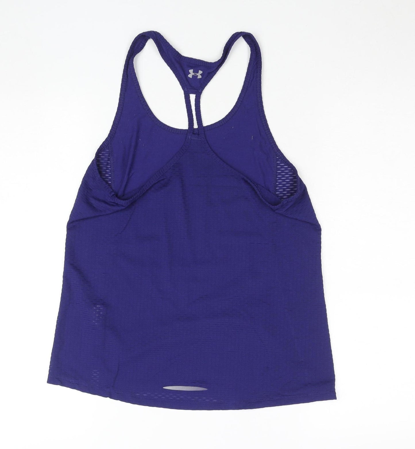 Under Armour Women Blue Racerback Active Tank Top Size M