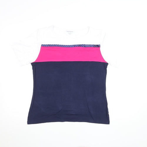 Gray & Osbourn Women’s Multicoloured Size 18 Colourblock Jersey T-Shirt