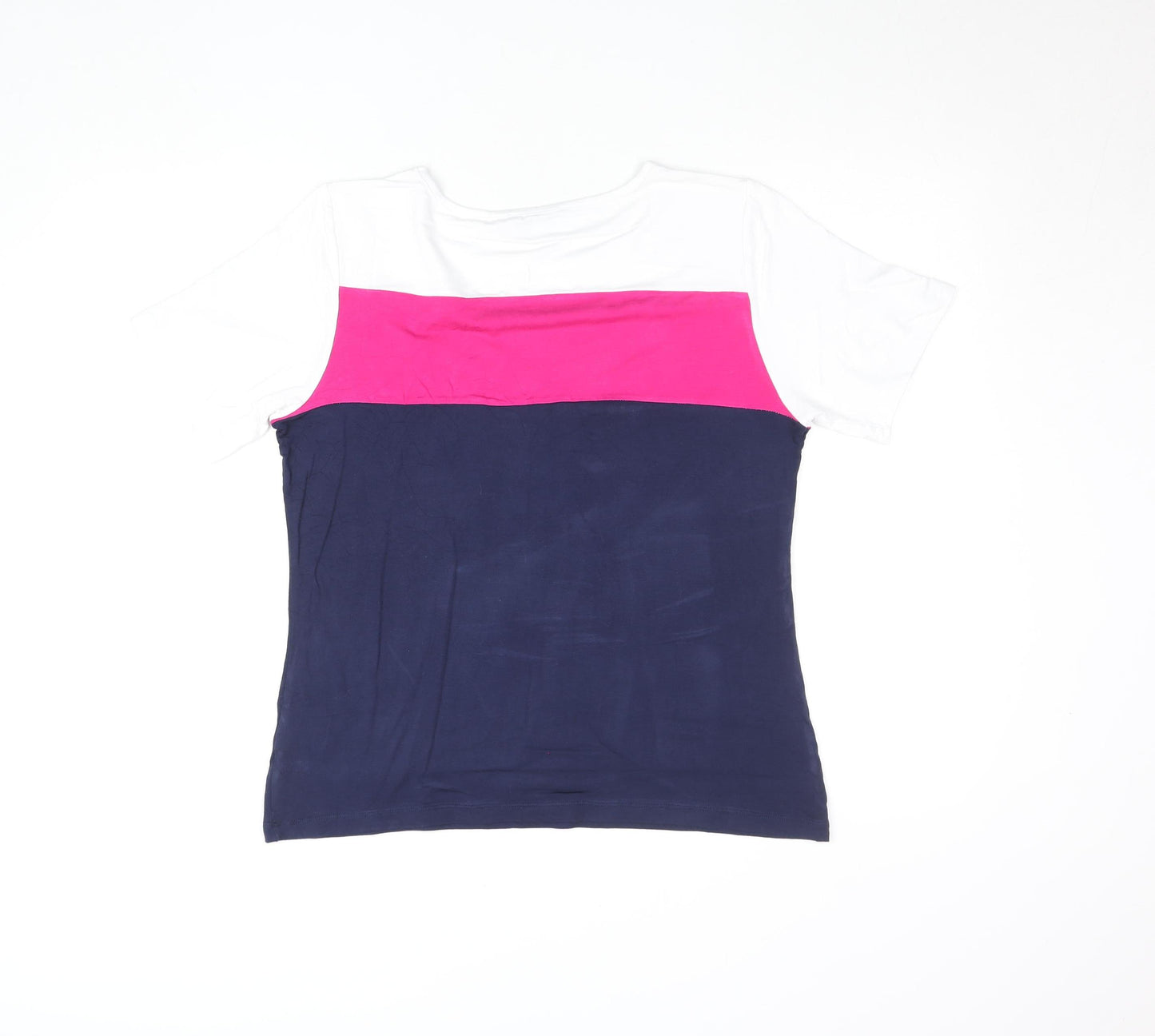 Gray & Osbourn Women’s Multicoloured Size 18 Colourblock Jersey T-Shirt