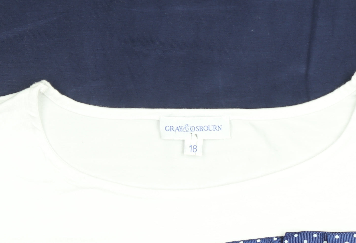 Gray & Osbourn Women’s Multicoloured Size 18 Colourblock Jersey T-Shirt