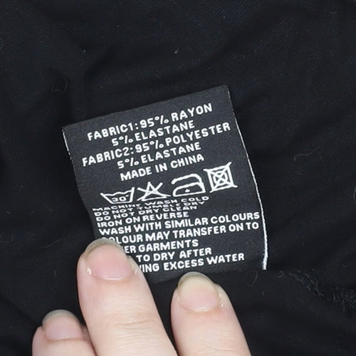 Killstar Womens Black Collared Sleeveless Gothic Tank Top Size M