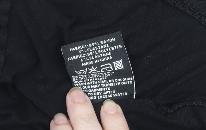 Killstar Womens Black Collared Sleeveless Gothic Tank Top Size M