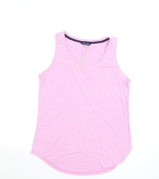 Joules Women’s Pink Cotton Jersey Tank Top Size 10