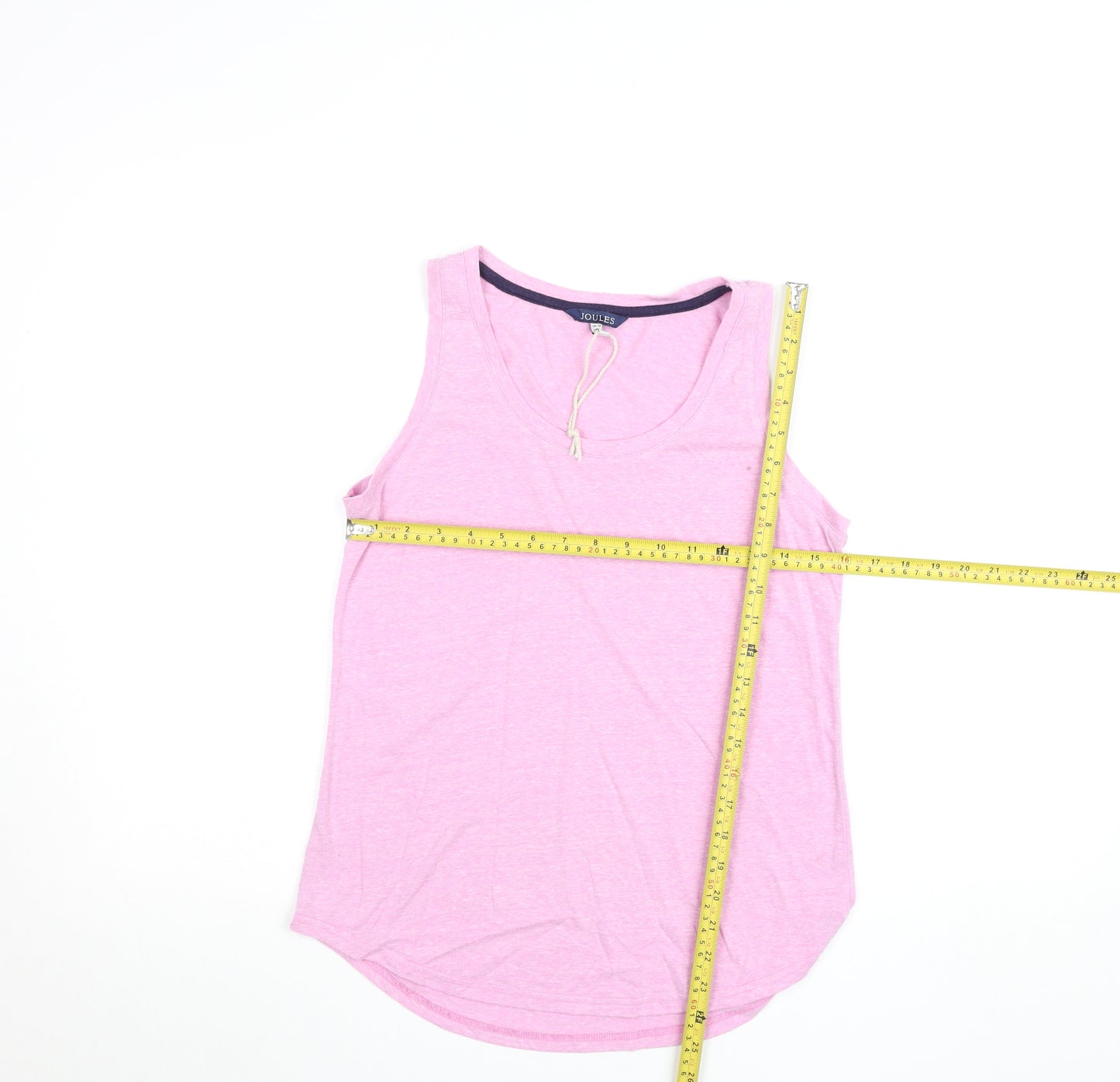 Joules Women’s Pink Cotton Jersey Tank Top Size 10