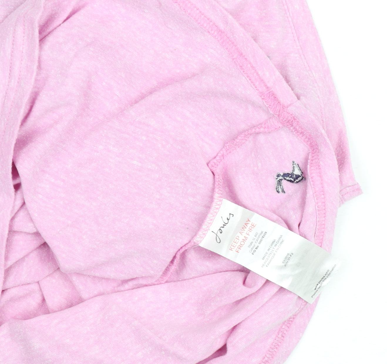 Joules Women’s Pink Cotton Jersey Tank Top Size 10