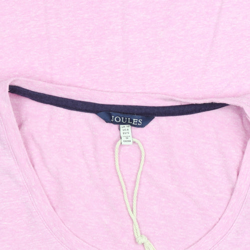 Joules Women’s Pink Cotton Jersey Tank Top Size 10
