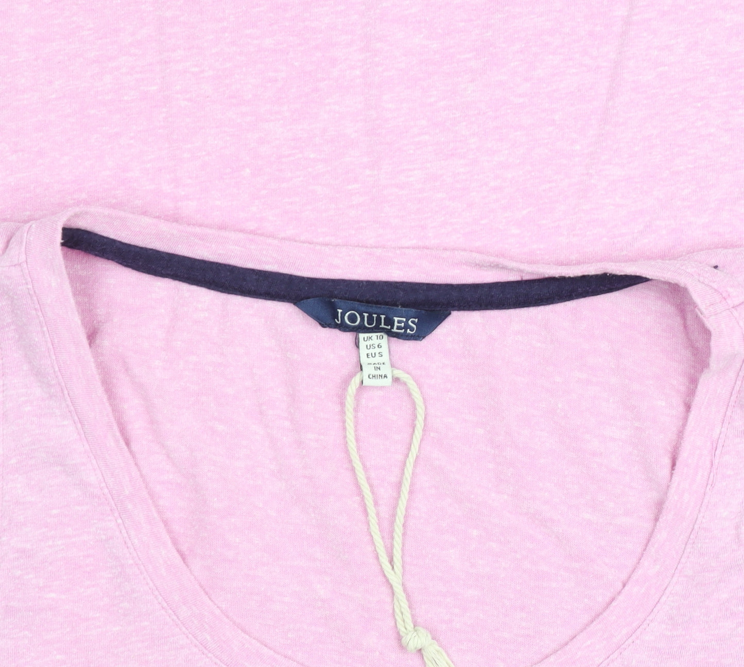 Joules Women’s Pink Cotton Jersey Tank Top Size 10