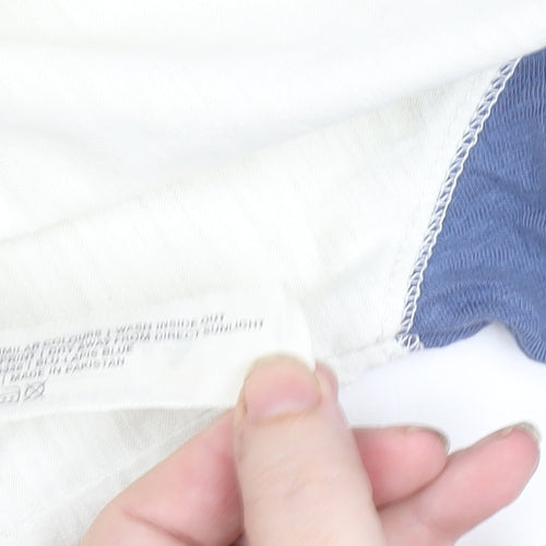 FatFace Men's Multicoloured L Crew Neck Colourblock Cotton T-Shirt