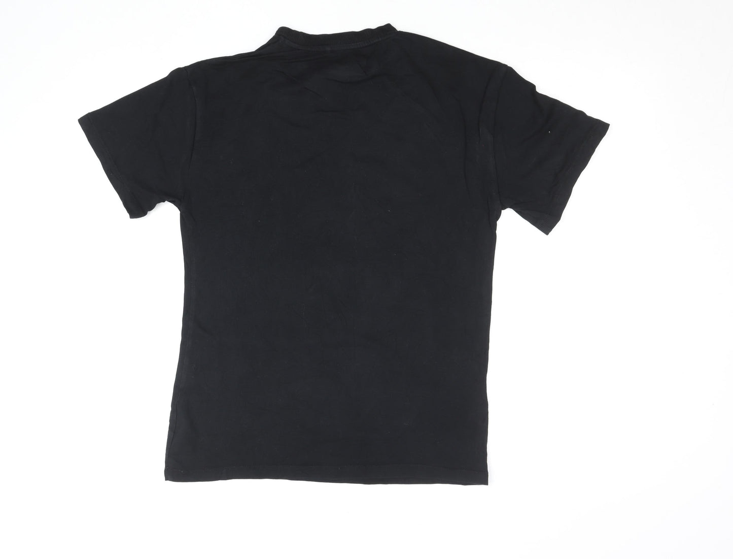 Next Boys Black Skull Graphic Short Sleeve Cotton T-Shirt 7 Years