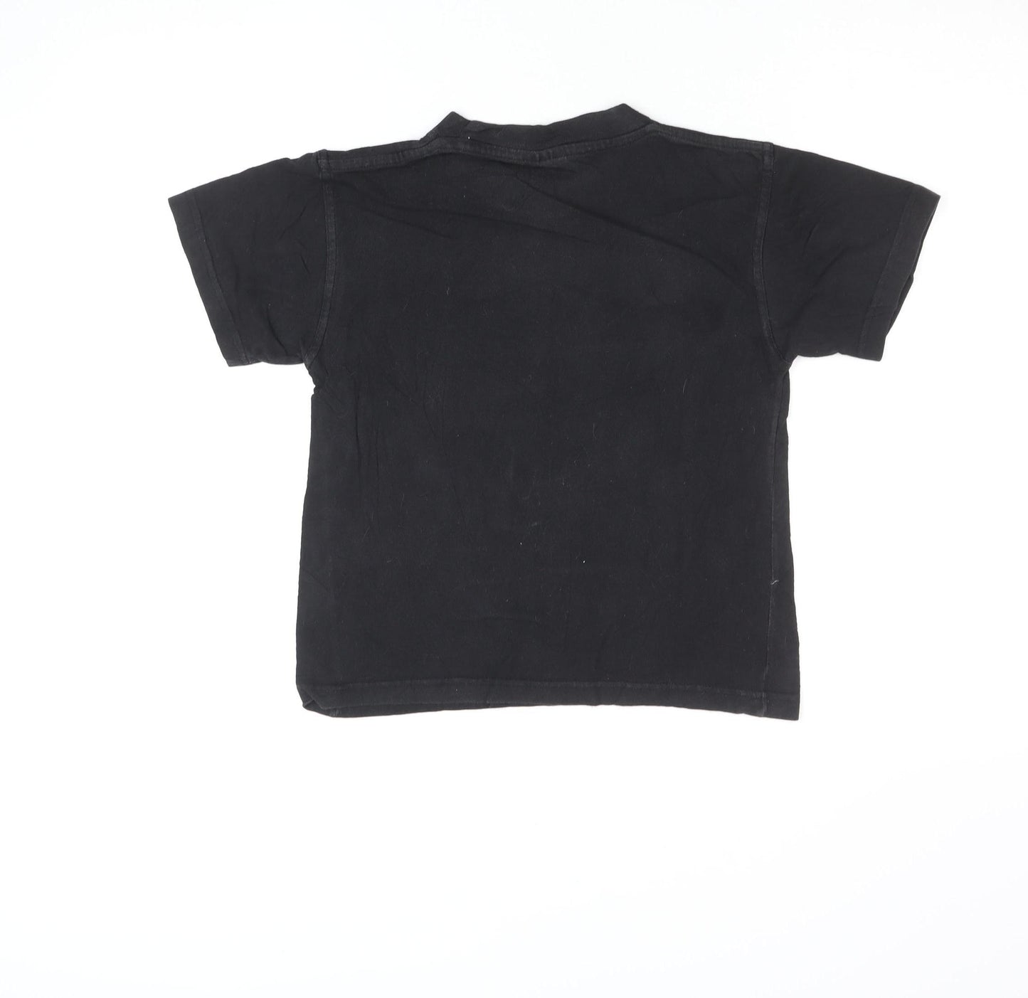 SuperOz Boys Black Bradford Bulls Rugby Graphic T-Shirt 6-7 Years