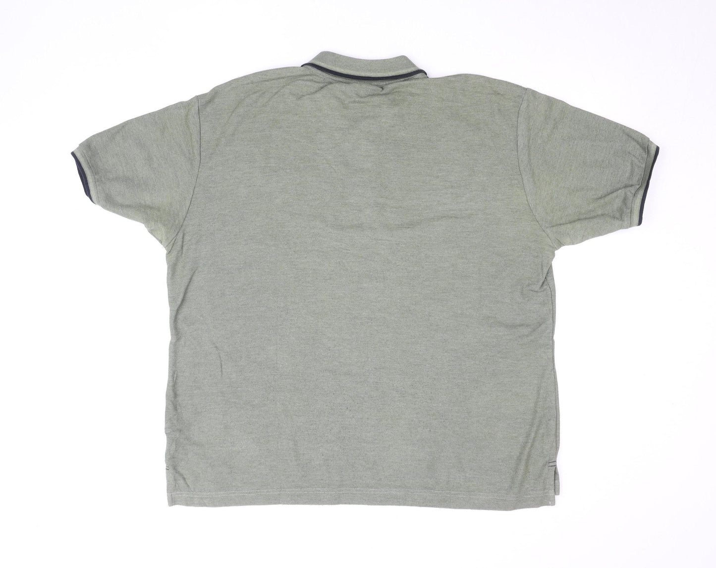 Slazenger Men's Green L Polo Shirt Regular Fit Collared