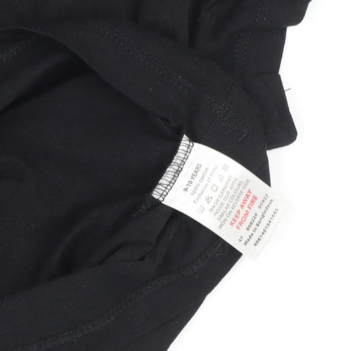 Friends Girls Black 9-10 Years Graphic Print T-Shirt