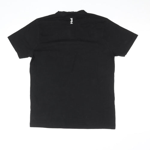 Huel Men's Black Cotton Short Sleeve Crew Neck T-Shirt Size S