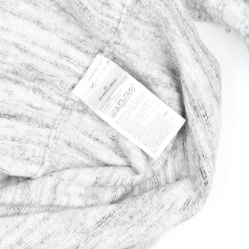 GAP Women’s Grey Long Sleeve Crew Neck Jersey Top Size M