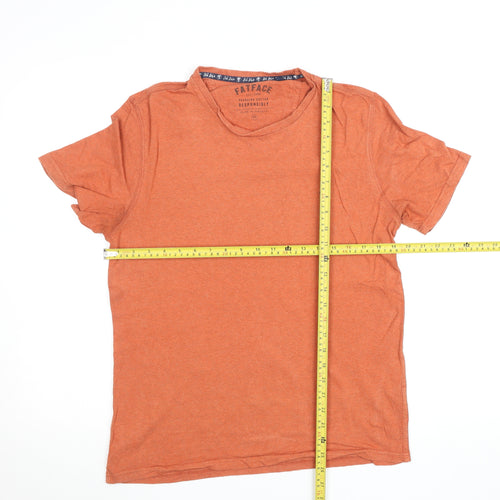 FatFace Womens Orange Cotton Short Sleeve Basic T-Shirt M