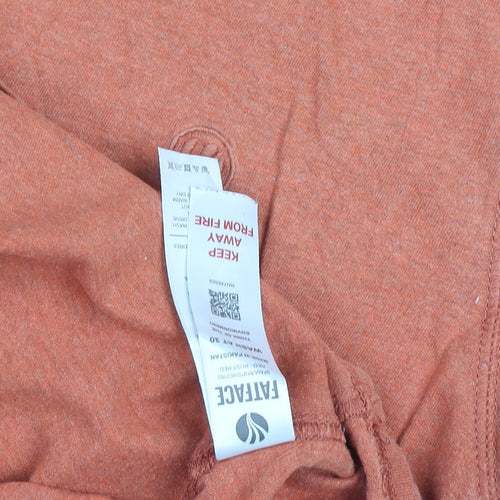 FatFace Womens Orange Cotton Short Sleeve Basic T-Shirt M