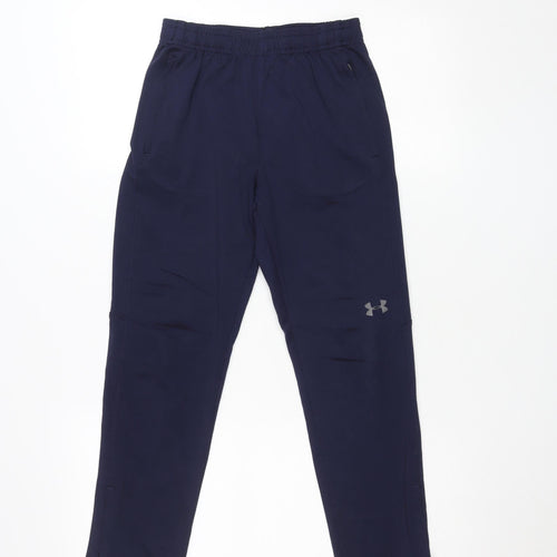 Under Armour Kids Blue Jogger Trousers 10 Years Slim Fit Sportswear
