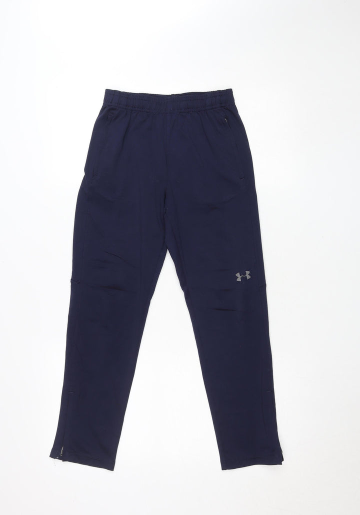 Under Armour Kids Blue Jogger Trousers 10 Years Slim Fit Sportswear