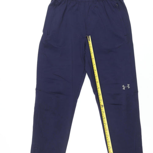 Under Armour Kids Blue Jogger Trousers 10 Years Slim Fit Sportswear