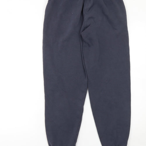 Puma Boys Blue Jogger Sweatpants 15-16 Years Elastic Waist Fleece Trousers