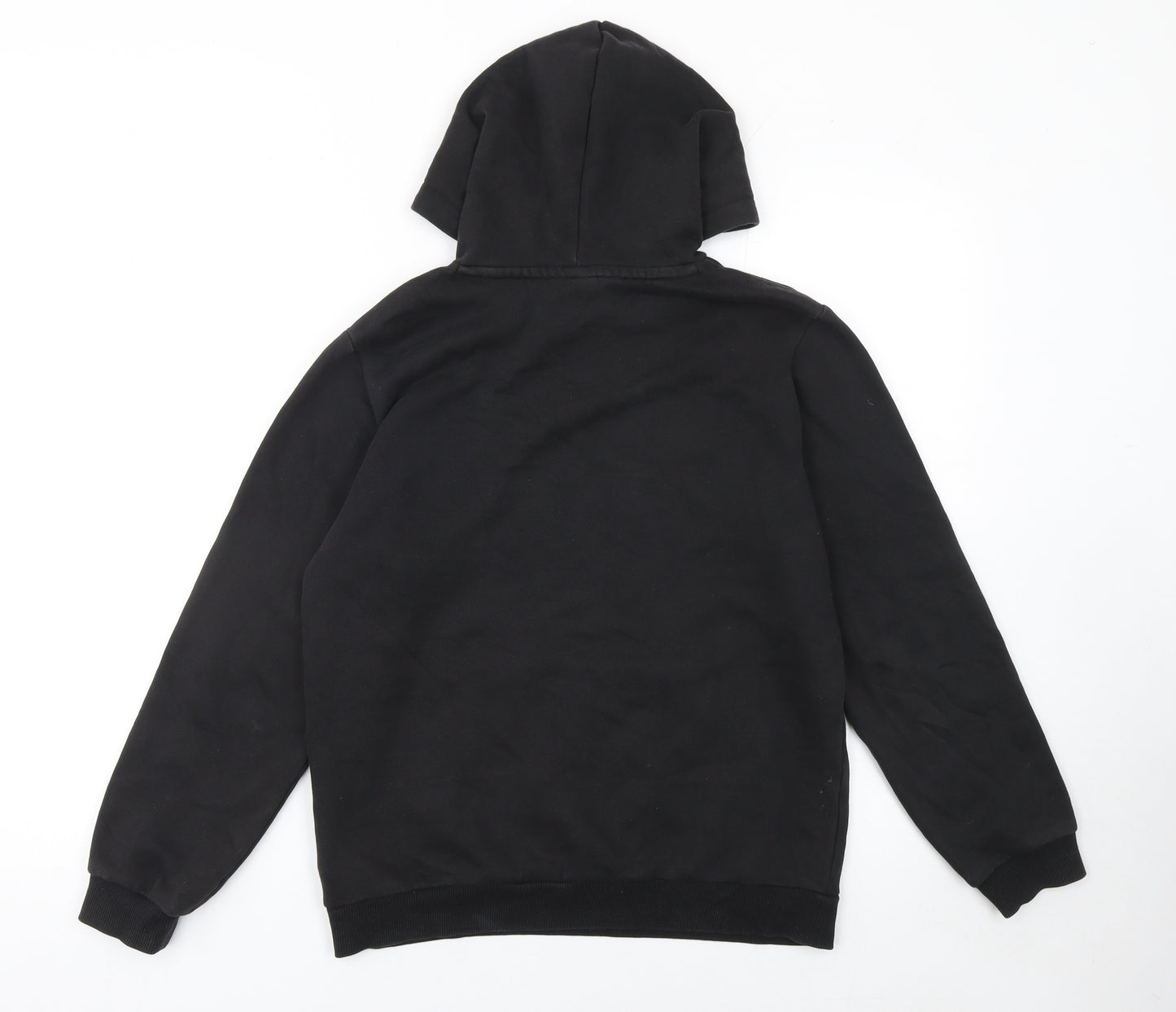 Puma Boys Black Pullover Hoodie 13-14 Years Graphic Sportswear