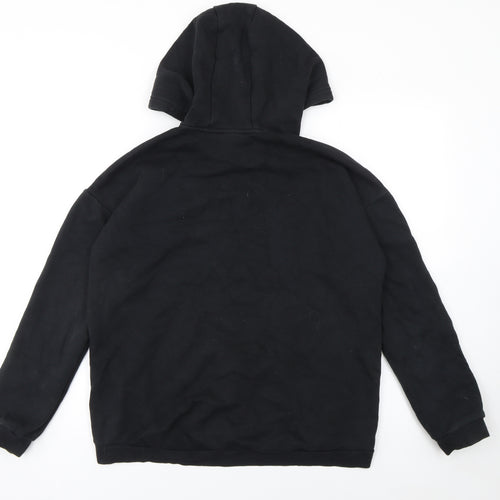 Adidas Women Black Small Pullover Hoodie Sweatshirt Cotton Logo