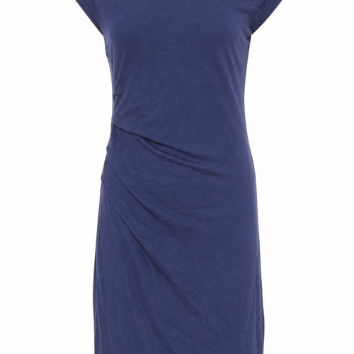Topshop Women's Blue Bodycon Jersey Knee Length Dress UK 8