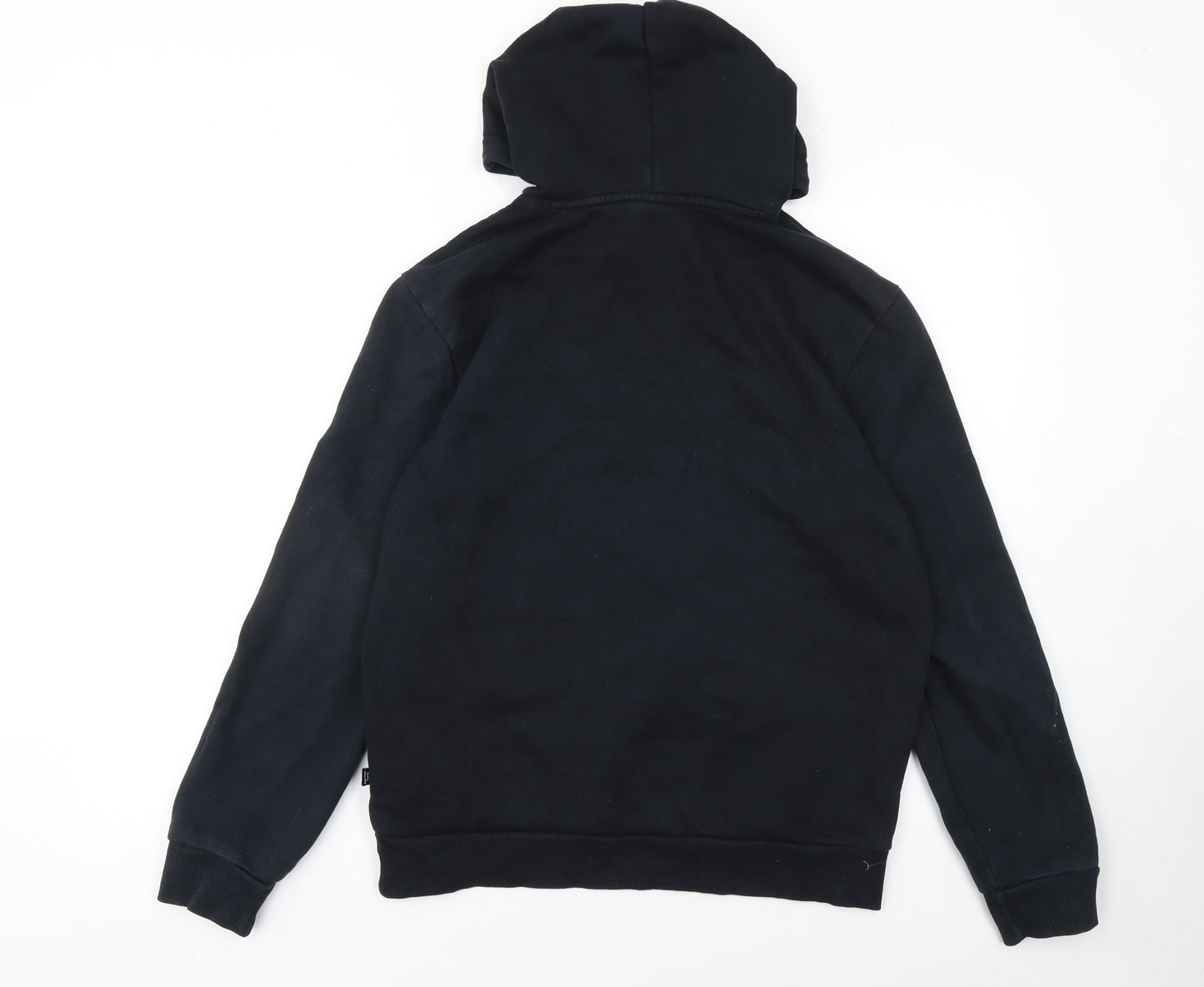 Puma Men's Black Pullover Hoodie Size S Logo Fleece Sweatshirt
