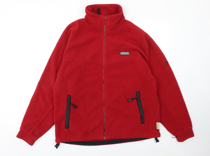 Regatta Men's Red Fleece Windbreaker Jacket Size S 38in