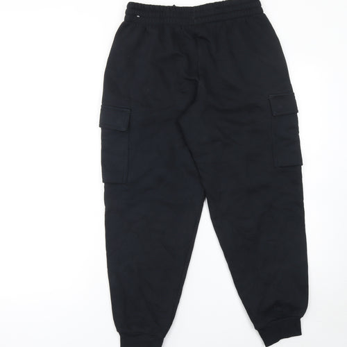 Nike Boys Black Cargo Fleece Jogger Trousers Size 13 Years