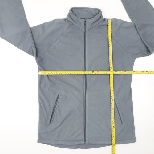 Peter Storm Men's Grey Fleece Full Zip Activewear Jacket M