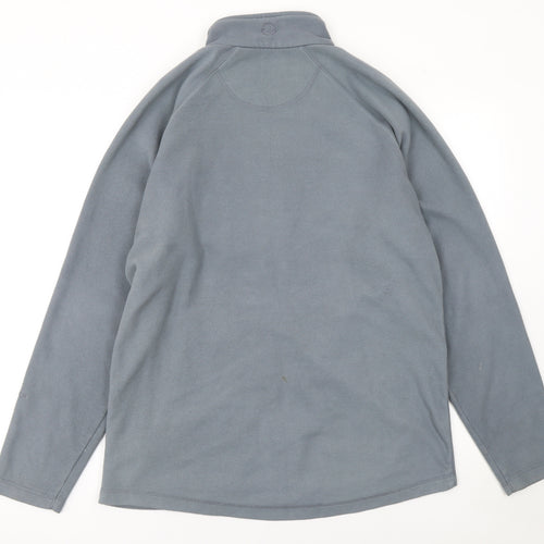 Peter Storm Men's Grey Fleece Full Zip Activewear Jacket M