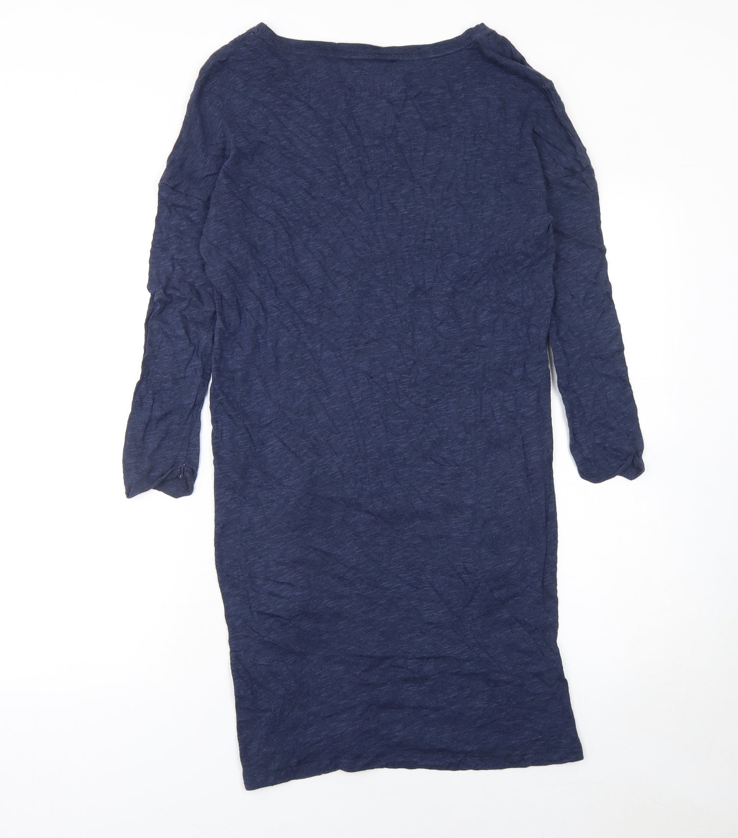 Superdry Women Blue Sequin Pocket Shift Dress Size S
