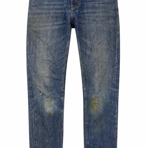 Replay Men's Blue Denim Straight Jeans 28W 30L Regular Fit