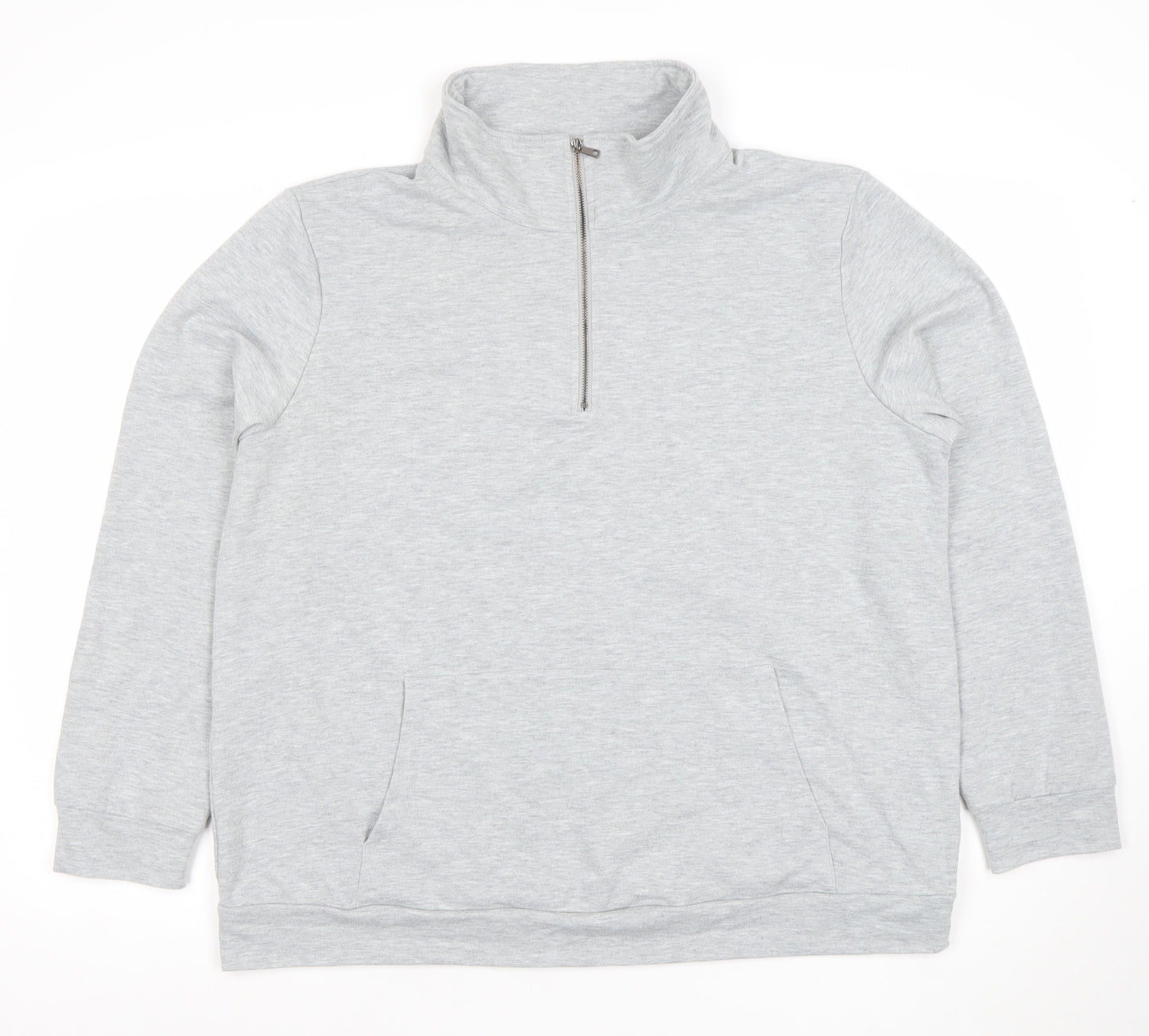 GRECERELLE Women’s Grey 2XL 1/2 Zip Pullover Sweatshirt