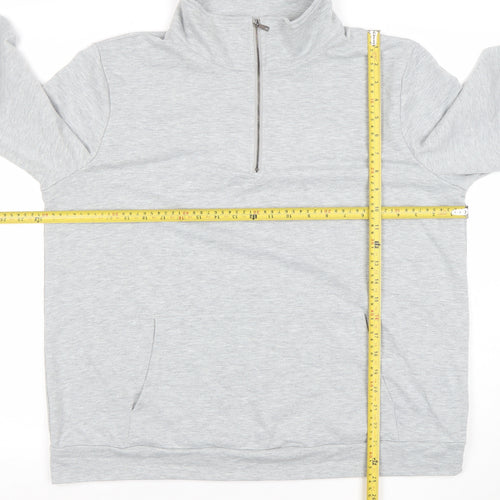 GRECERELLE Women’s Grey 2XL 1/2 Zip Pullover Sweatshirt