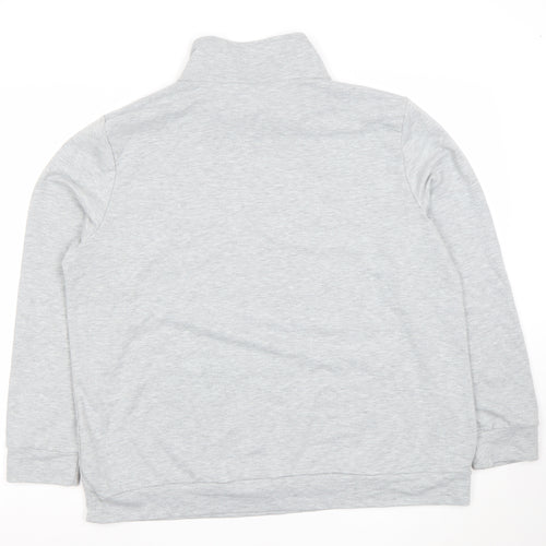 GRECERELLE Women’s Grey 2XL 1/2 Zip Pullover Sweatshirt