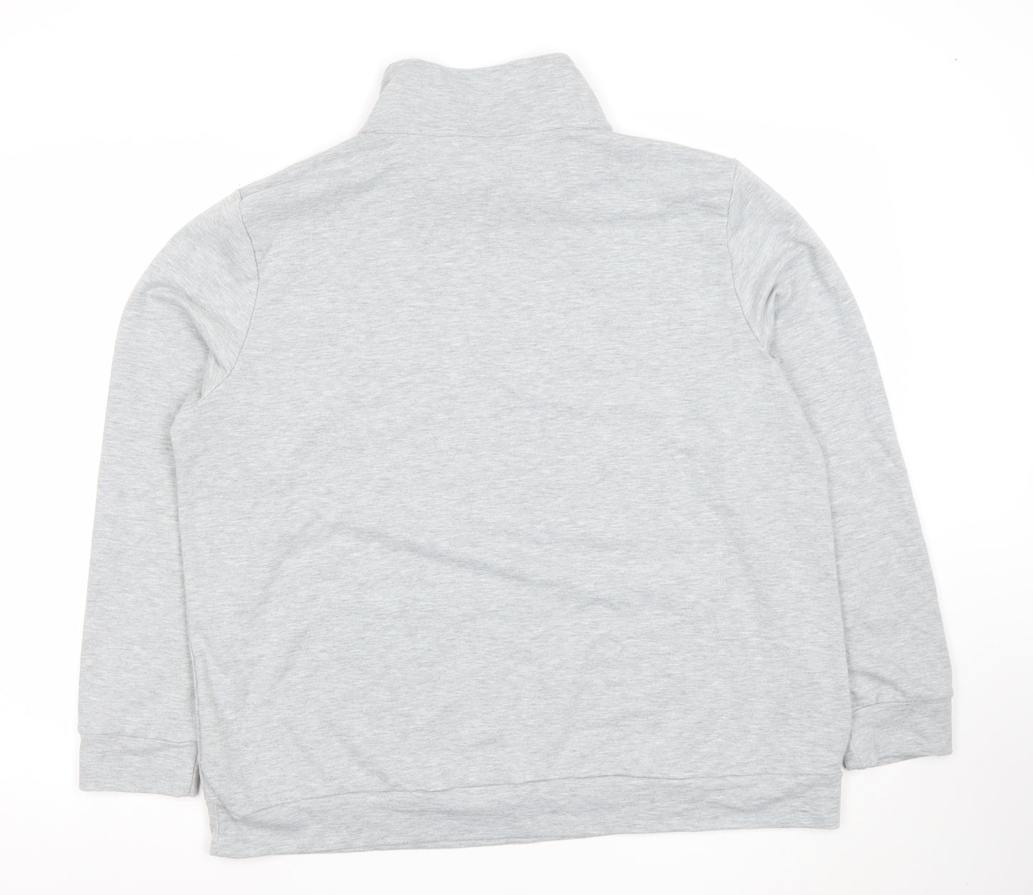 GRECERELLE Women’s Grey 2XL 1/2 Zip Pullover Sweatshirt