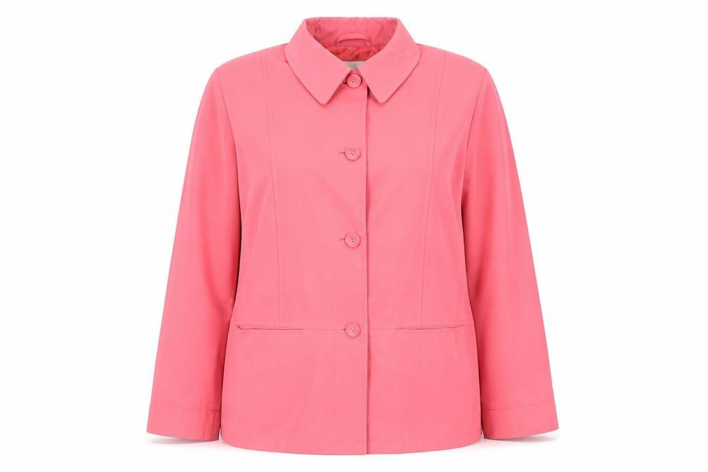 Front view of Marks & Spencer Women’s Pink Blazer Jacket UK 16 Regular Fit