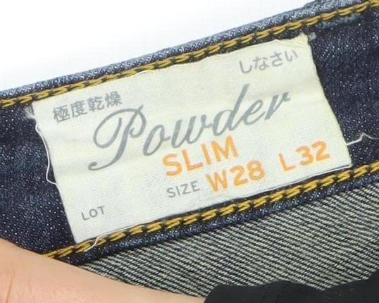 Superdry Women’s Blue Slim Fit Distressed Denim Jeans W28 L32