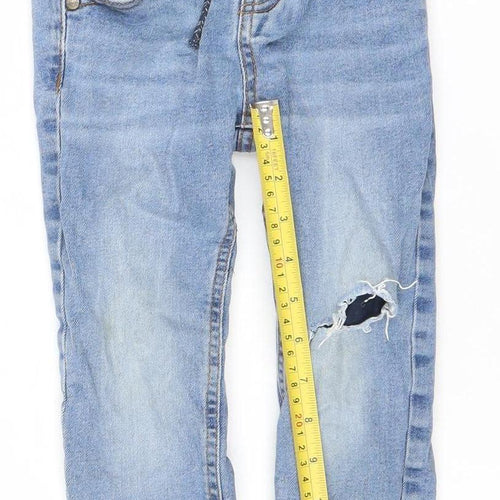 Next Boys Blue Regular Fit Drawstring Denim Jeans 3 Years