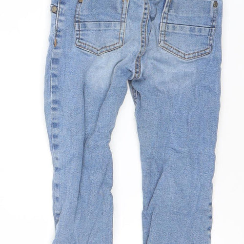 Next Boys Blue Regular Fit Drawstring Denim Jeans 3 Years