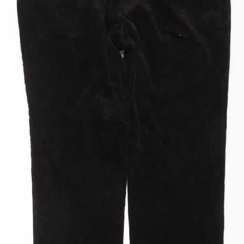 Marks and Spencer Men’s Brown Corduroy Regular Fit Trousers 42W 31L