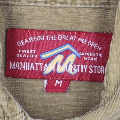 Manhattan Country Store Womens Beige Corduroy Jacket M