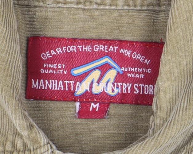Manhattan Country Store Womens Beige Corduroy Jacket M
