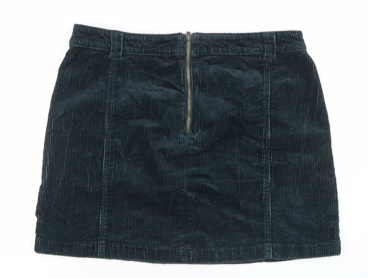 Marks and Spencer Women’s Green Corduroy A-Line Skirt Size 12