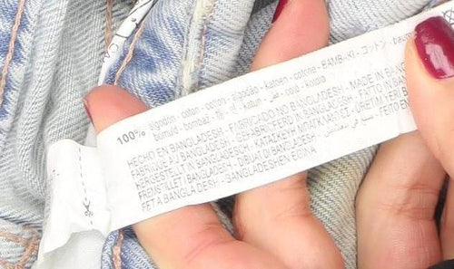 Zara Women's Blue Distressed Boyfriend Relaxed Mid Rise Jeans Size 16