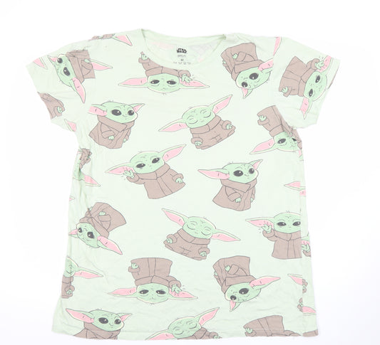 Star Wars Women Green The Child Nightshirt Size M 12-14